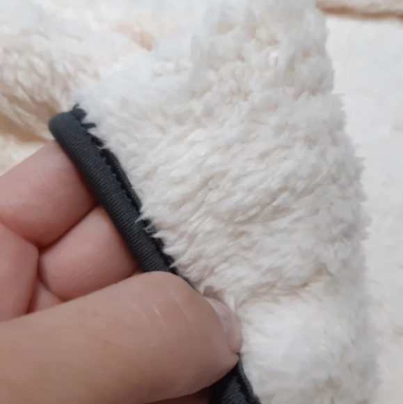 Last one! CREAM Soft Fleece Pullover Sweater Top Funnel Neck - NEW! - Picture 5 of 5